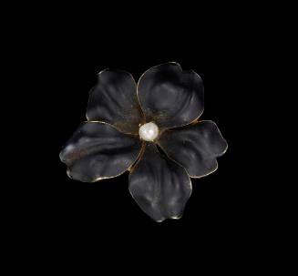 Mourning Jewelry Brooch