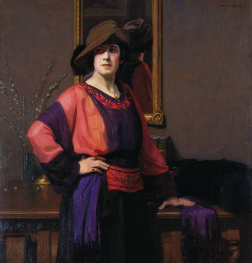 Lady in Large Hat
