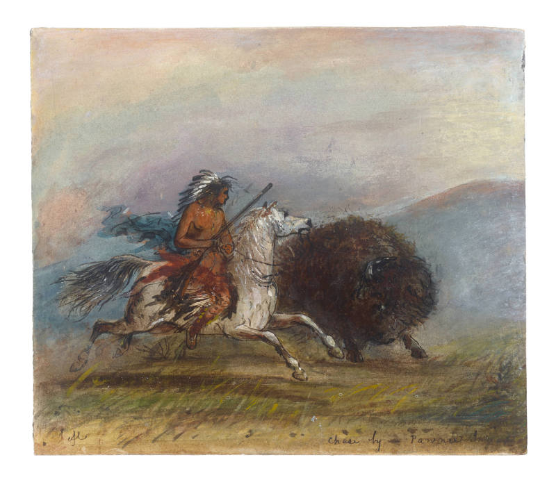 Chase by Pawnee Indians