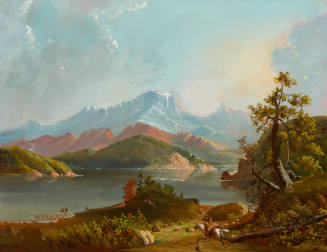 Indians at the Mountain Lake