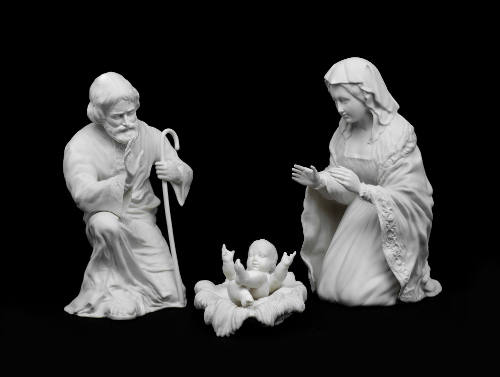 View of Holy Family (Joseph, Mary, and Christ Child)