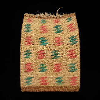 Woven Bag (Woven Hemp Decorated With Geometric Designs)