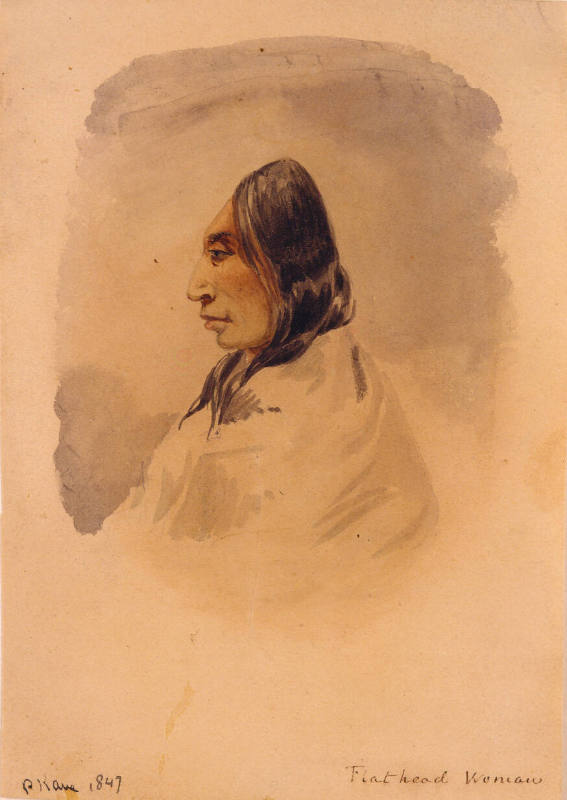 A Flathead Woman, Wife of a Clallam Chief