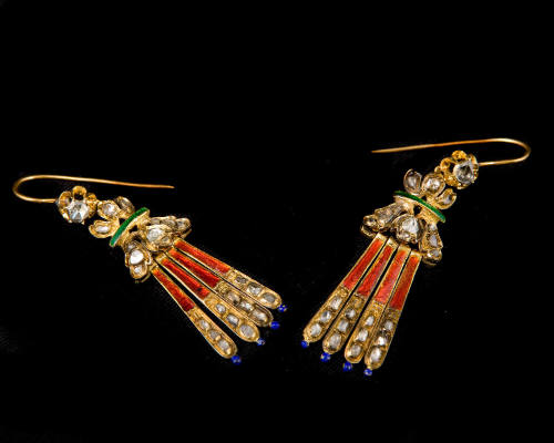 Enamel Earrings