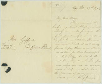 My Dear Madam [Euphemia Gifford]