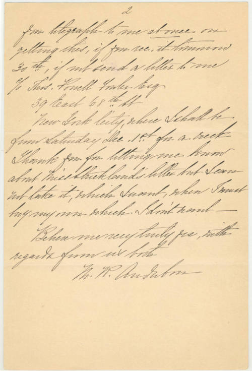 Dear Mr. Madigan [Partick F. Madigan]