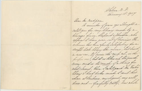 Dear Mr. Madigan [Partick F. Madigan]