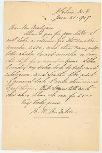 Dear Mr. Madigan [Partick F. Madigan]