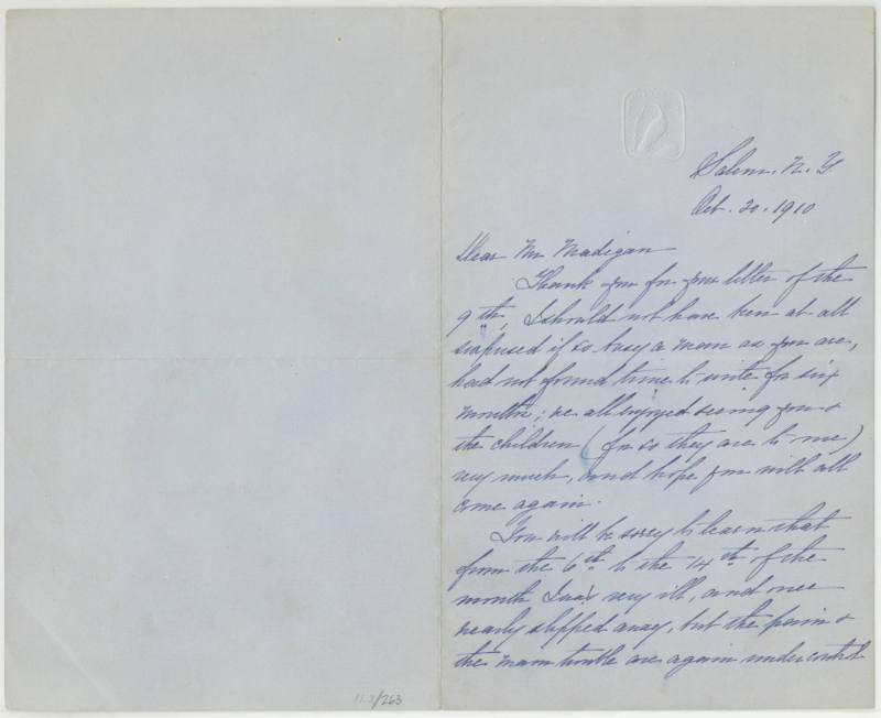 Dear Mr. Madigan [Partick F. Madigan]
