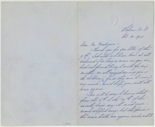 Dear Mr. Madigan [Partick F. Madigan]