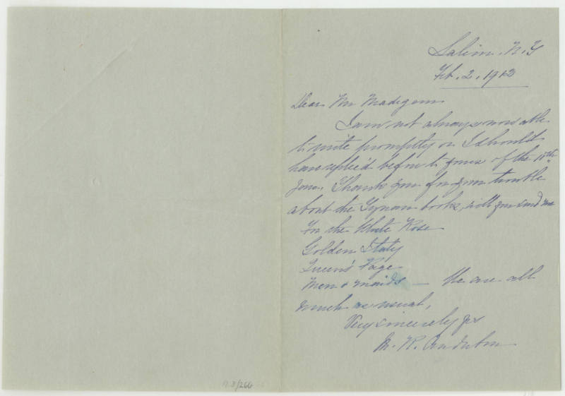 Dear Mr. Madigan [Partick F. Madigan]
