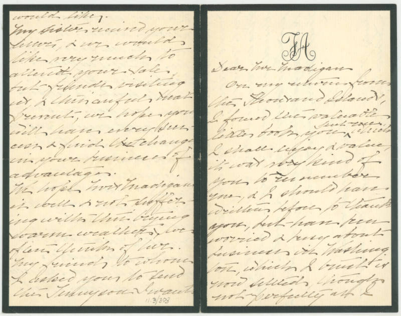 Dear Mr. Madigan [Partick F. Madigan]