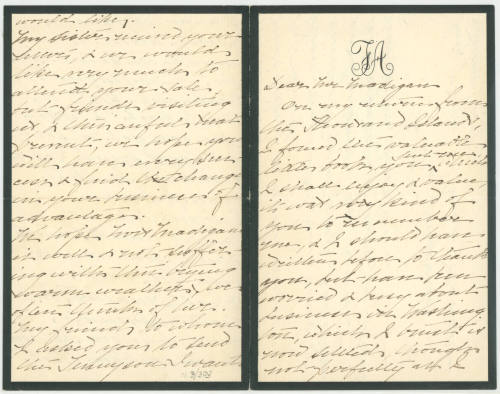 Dear Mr. Madigan [Partick F. Madigan]
