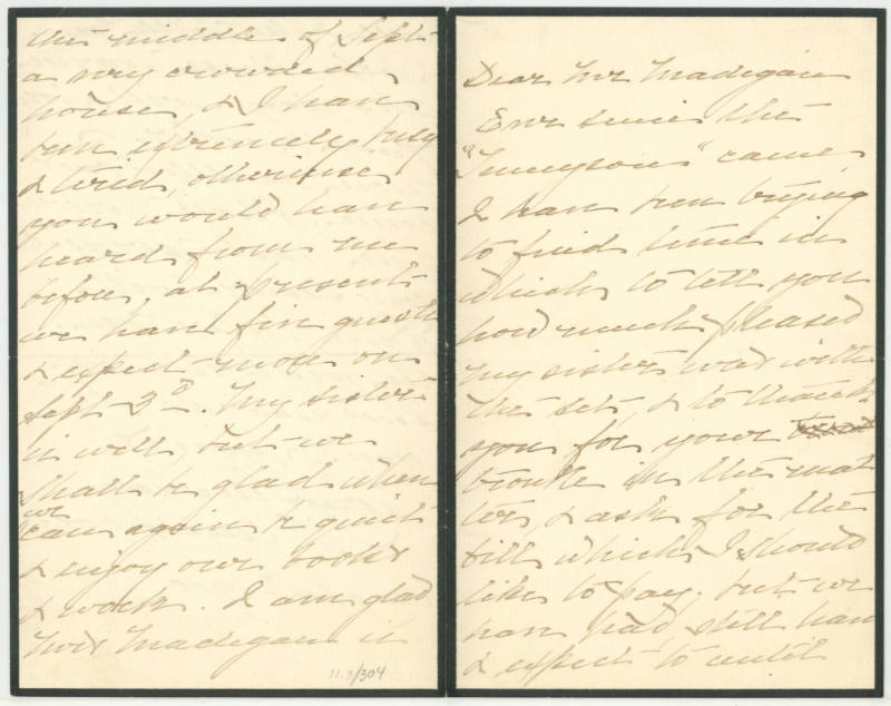 Dear Mr. Madigan [Partick F. Madigan]