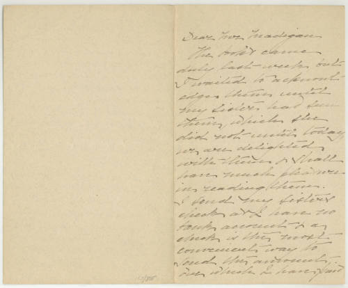 Dear Mr. Madigan [Partick F. Madigan]
