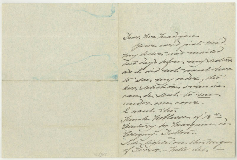 Dear Mr. Madigan [Partick F. Madigan]