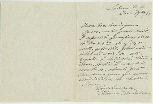 Dear Mr. Madigan [Partick F. Madigan]
