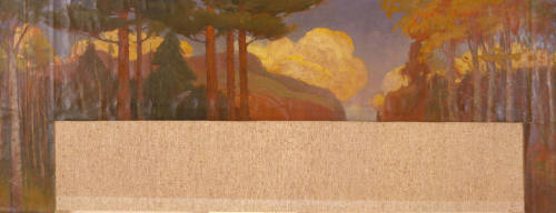 Trees, Mountains and Sky