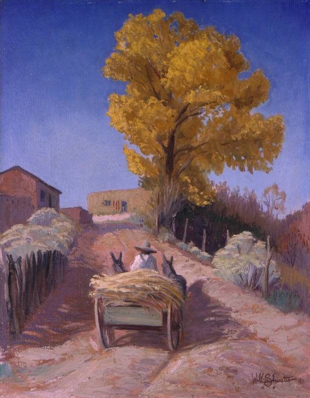 Cottonwoods in Tesuque
