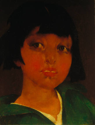 Girl in Green Blouse