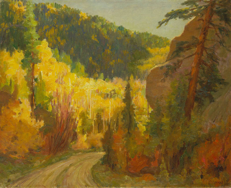 Aspens, Hondo Road from Twining