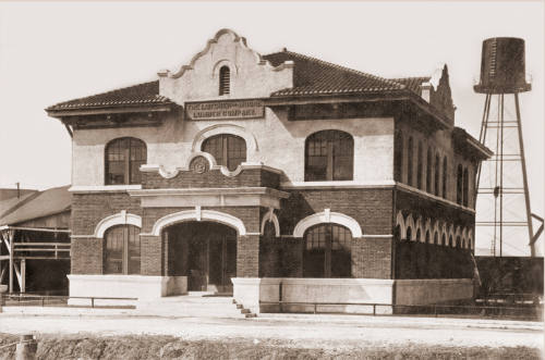 Lutcher & Moore Lumber Company office building on the Sabine River, Orange, Texas, 1913
