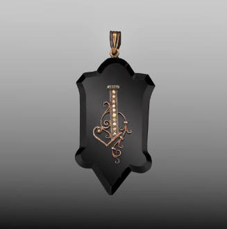 Mourning Jewelry Pendant