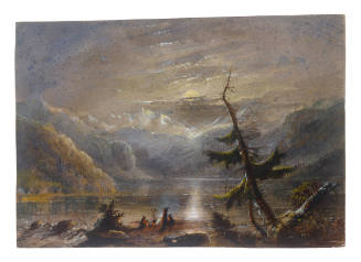 Oregon Lake by Moonlight