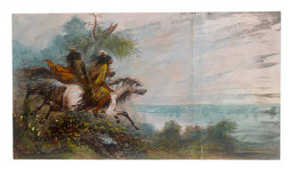 Indians Pursuing an Elk