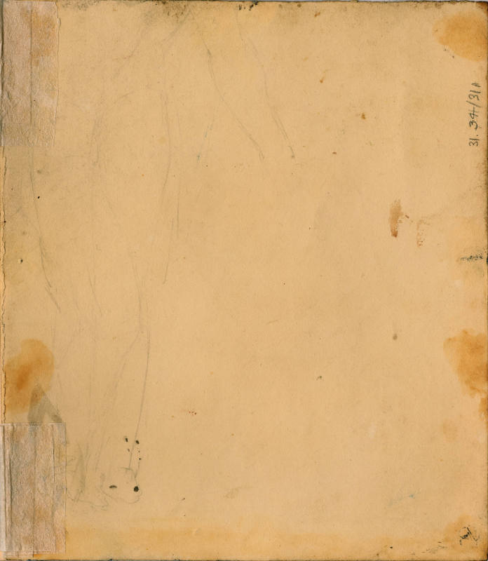 Sketch of partial human body