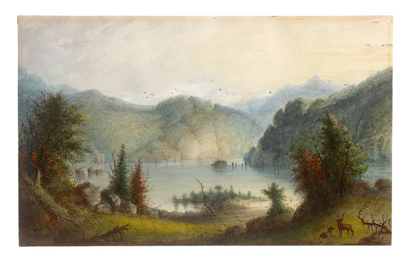 Lake in Wind River Mountains