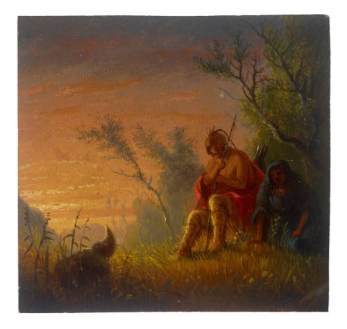 Mourning at Skull-Marked Grave