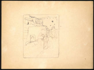 Pueblo with Figures