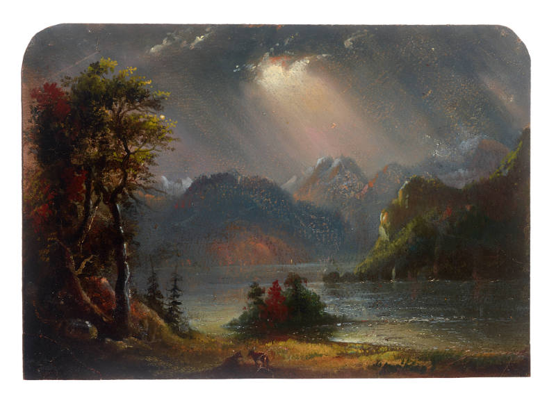 Storm on Wind River Lake, Rocky Mountains