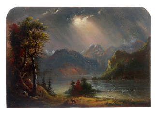 Storm on Wind River Lake, Rocky Mountains