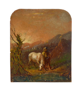 Auguste Watering His Horse