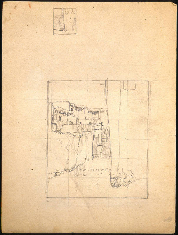 Figure and Pueblo