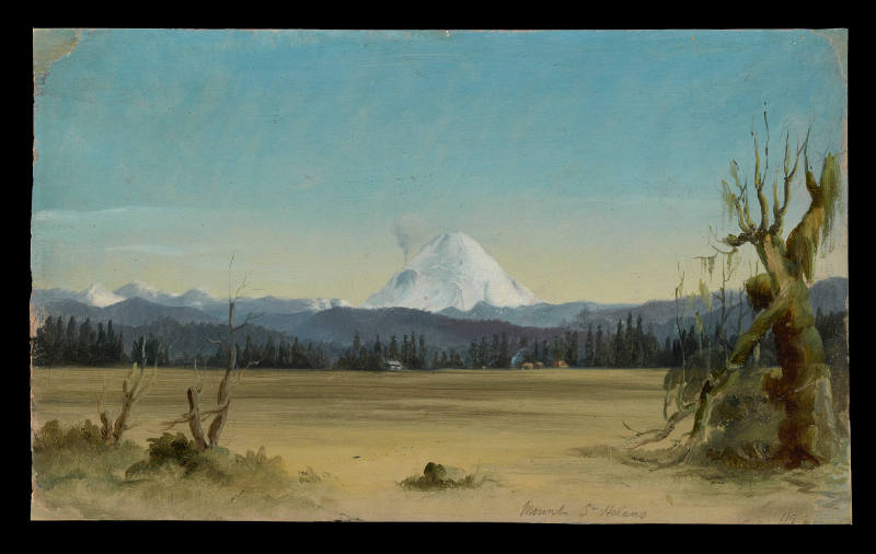 Mount St. Helens Erupting