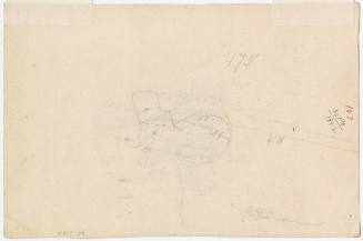 Sketch of ram's head