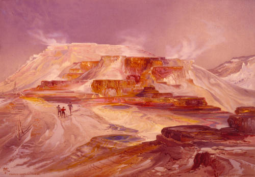 Hot Springs of Gardiner's River, Yellowstone