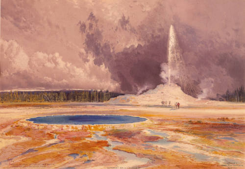 The Castle Geyser, Upper Geyser Basin, Yellowstone