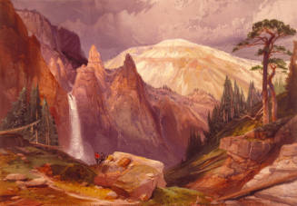 Tower Falls And Sulphur Mountain, Yellowstone