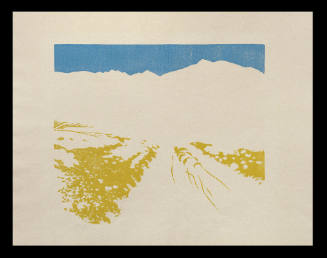 Bound for Taos, Yellow and Blue Proof