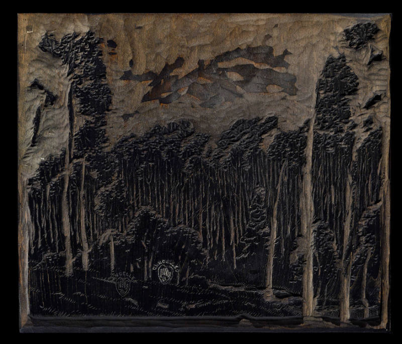 Mountain Gold (Black Wood Block)