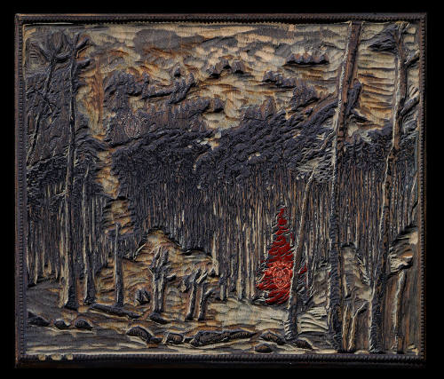 Mountain Gold (Blue Wood Block)