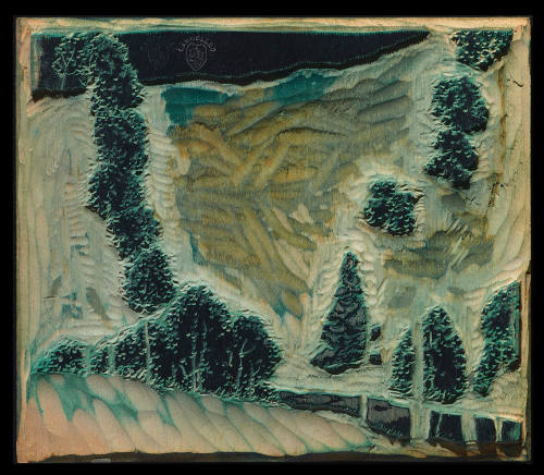 Mountain Gold (Green Wood Block)
