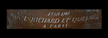 Inscription on Death Mask, proper left