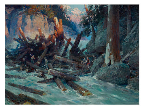 Log Jam on the Smith River