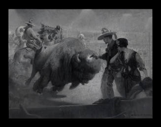 Three Leaps and He was Between the Girl and the Bull