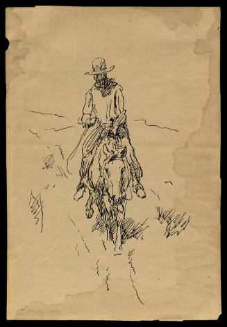 Man Riding Horse